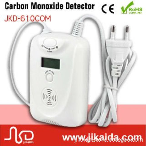 AC powered dual 2 in 1 co lpg gas leak detector